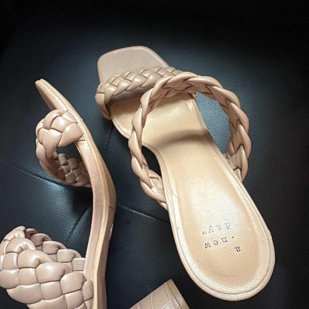 Women's Braided Tan Sandals